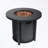 Round Fire Table with steel frame