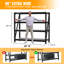 Étagère de garage 68 po à 4 niveaux 68 po, l 68 po x P 24 po x H 65 po, capacité de 7200 lb