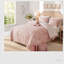 Ensemble de literie rose western cowgirl, 1 place et 1 place et demie, en microfibre.