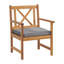 Chaise de patio avec coussins Manchester