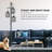 68'' Black Tree Floor Lamp
