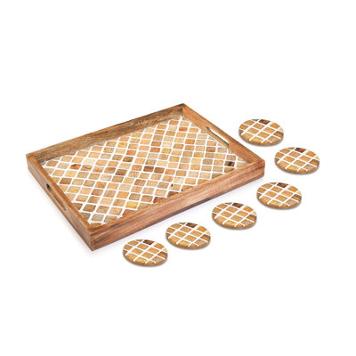 Ahsan Solid Wood Tray