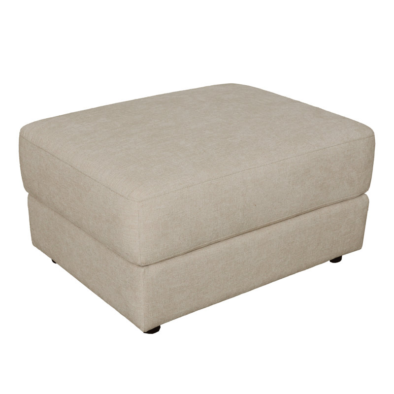 Repose-pieds standard large Marsi Arrollo, 100% polyester sable