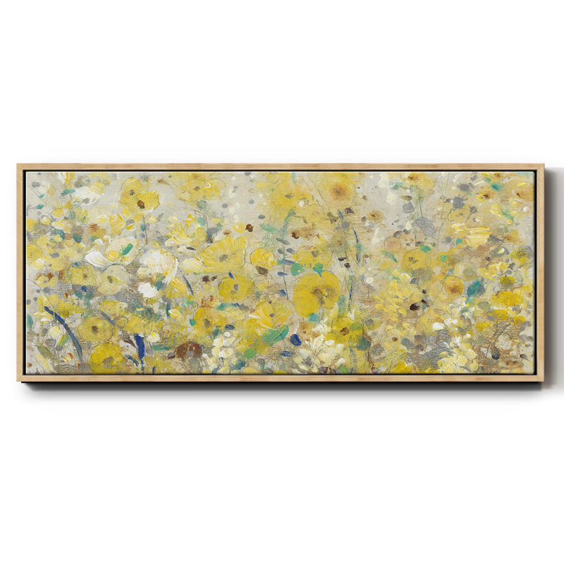 «Cheerful Garden I», toile encadrée, H 20 po x l 50 po
