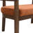 Elio Mid-Century Modern PE Rattan Back Upholstered Loveseat-412262852