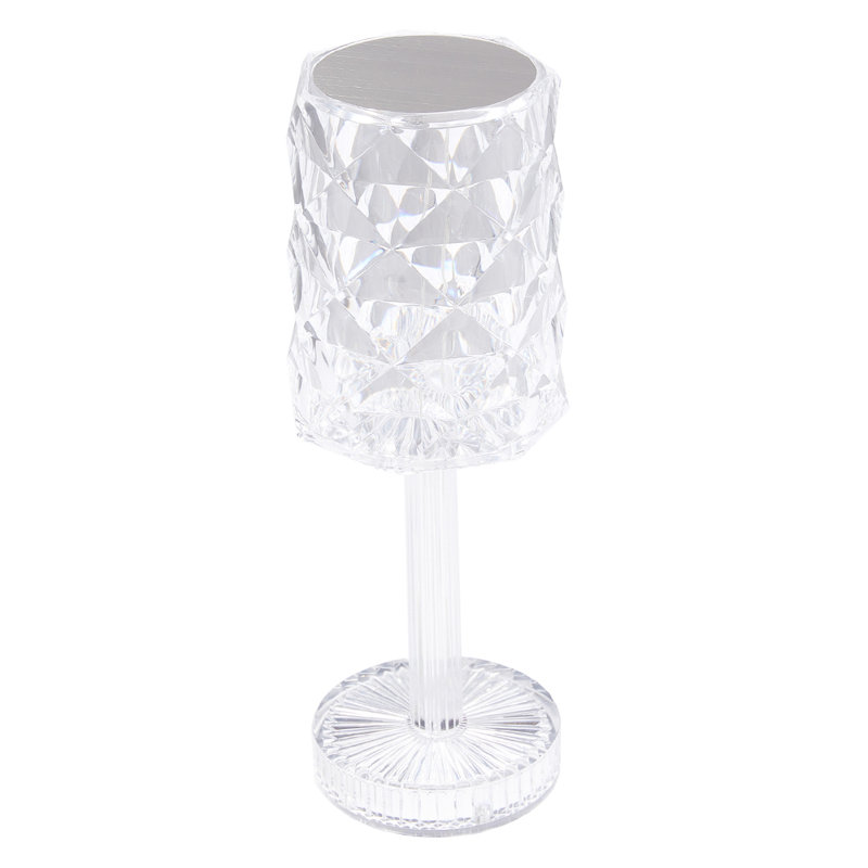 Acrylic Diamond pattern LED Table Lamp with Remote Control
