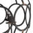 4 - Light Metal Chandelier, Hanging Light Fixture With Adjustable Chain For Kitchen Dining Room Foyer Entryway, Bulb Not Included