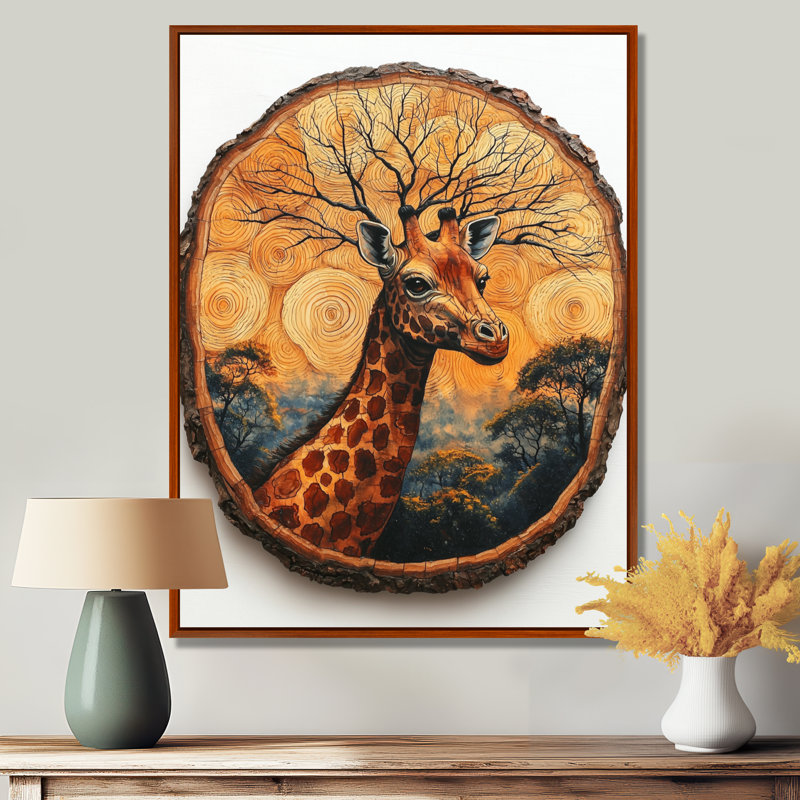 Hunnicutt - Animals Canvas Prints, 40" H x 30" W, Brown, Floater Framed Print