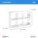 30'' H x 43.82'' W Decorative Cube Bookcase