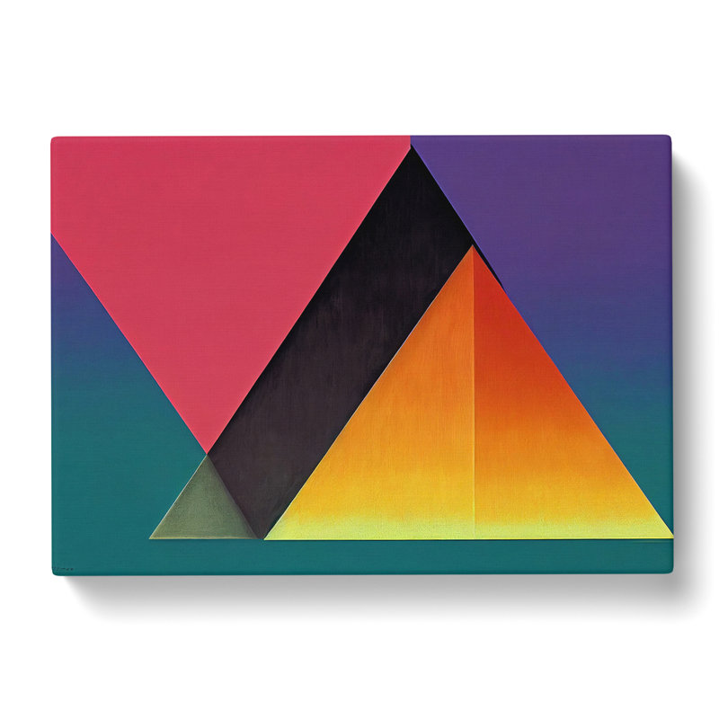 Geometric Pyramids Vol.2 Abstract - Wrapped Canvas, 50cm H x 76cm W x 3cm D