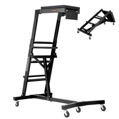 400 lb Topside Engine Creeper, Collapsible Over-Engine Work Platform