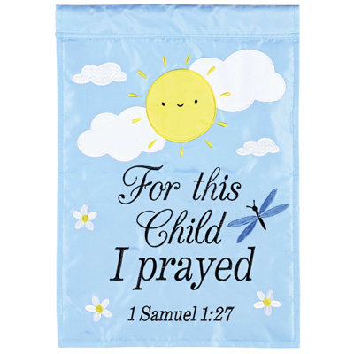 Ruey Double Sided 18'' H x 13'' W Polyester Garden Flag