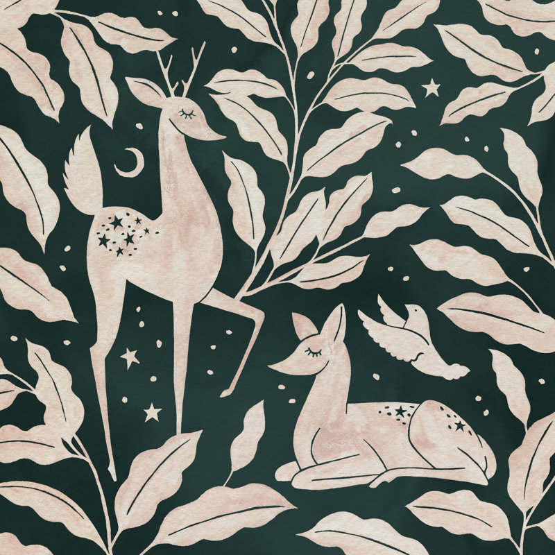 Temuge Deer Of Artemis I by Grace Popp - Wrapped Canvas Print, 30 cm H x 30 cm W