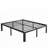 Tykesha 12" Heavy Duty Bed Frame No Box Spring Needed, Metal Platform Bed Frame with Round Corners-534235648