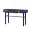 Blue Finish Vanity Desk