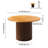 Charleily 47.2'' Solid Wood Round Dining Table-125939340