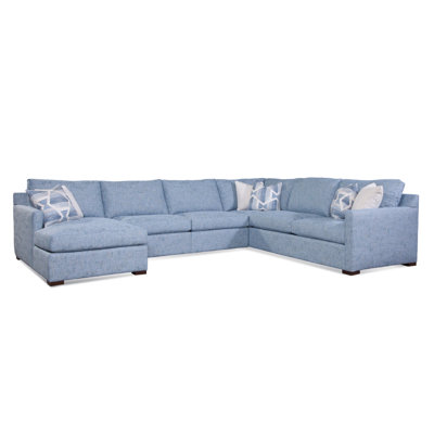 Bel-Air 155" Wide Right Hand Facing Down Cushion Stationary Corner Sectional by Braxton Culler
