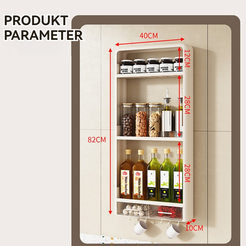 Awudi Adhesive Spice Rack