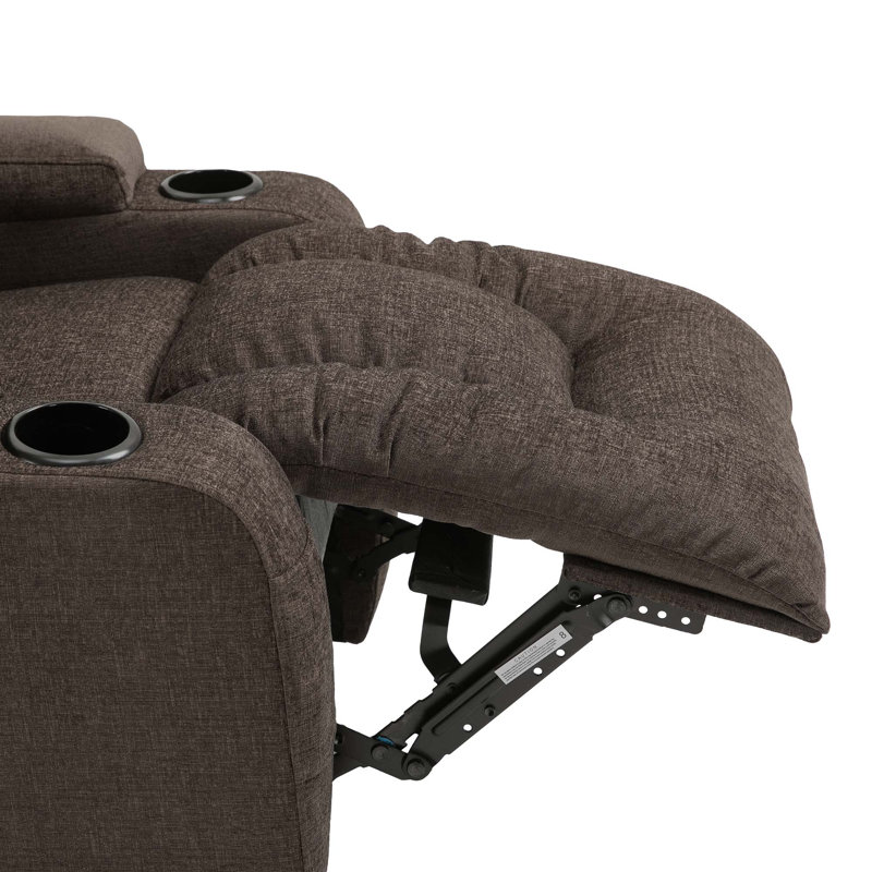 Fauteuil inclinable de massage moderne, Brun