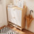 31.5 Inch Nordic Style Shoe Storage Cabinet With 2 Flip Drawers, Freestanding Organizer With Solid Wood Legs For Entryway, Narrow Shoe Rack Cabinet (White And Solid Wood Color Matched)