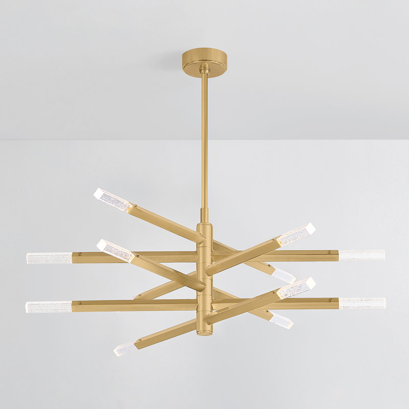 Lustre en laiton vintage