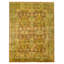 Hand Knotted Wool Oriental Area Rug in Wine And Green