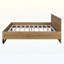 Lit plateforme en bois d'ingénierie alliant design moderne et fabrication robuste-2117692851