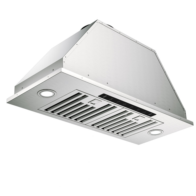 Hotte encastrable convertible de 30 po en acier inoxydable avec contrôle des mouvements VIKIO 600 CFM