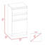 Commode 2 tiroirs Cassel - blanc-1403057914