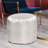 Faux Leather Pouf-21528951