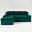 Canapé polyvalent en velours Turtle-216725030-216725049