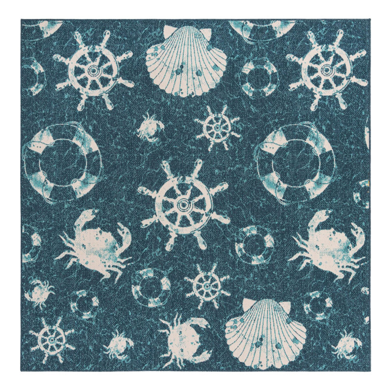 Caladoc Indoor / Outdoor Rug, Square 7'10"