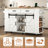 Kitchen Island With Wheels And Drop Leaf Countertop, Rolling Kitchen Island Cart, With 2 Drawers And Adjustable Shelves-657940416