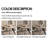 Modern practical simple dining table and chairs-108954270