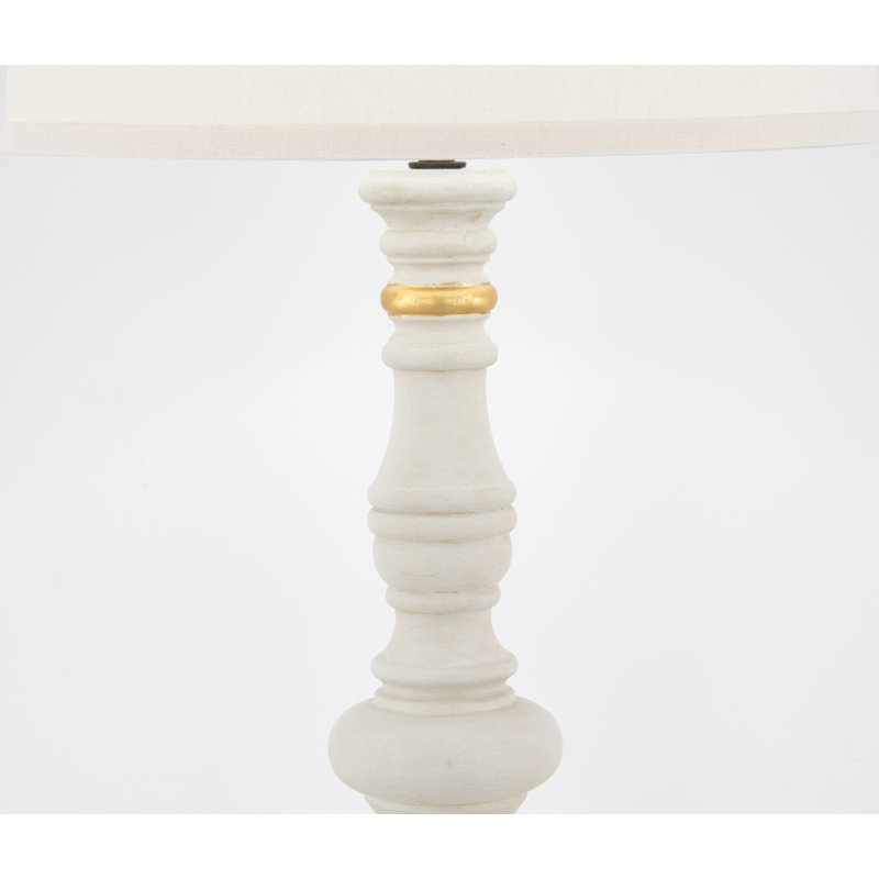 Anderson Table Lamp, Veranda Gray/Gold Leaf