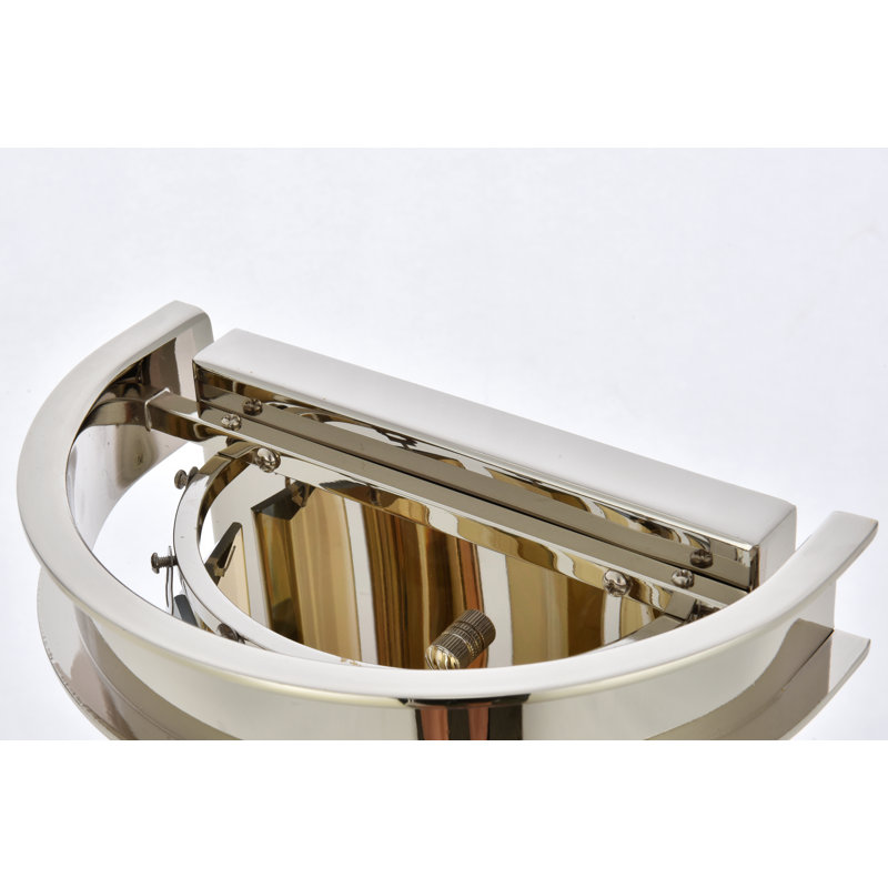 Yazmin Crystal Flush Mount, Golden Teak