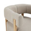 Chaise avec accoudoirs pivotante Lawler