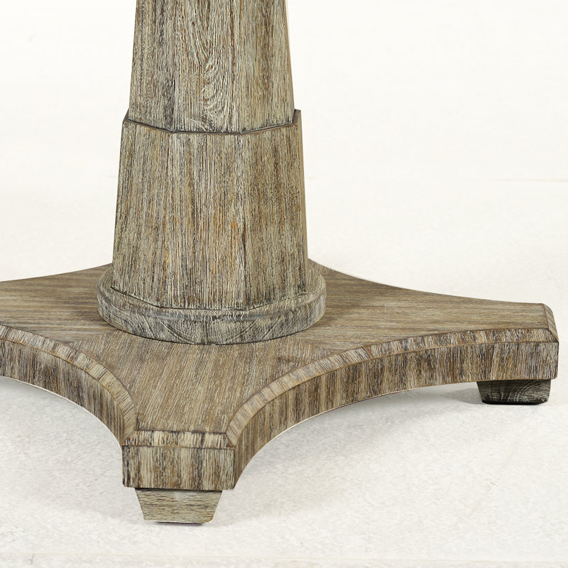 Round Dining Table, Weathered