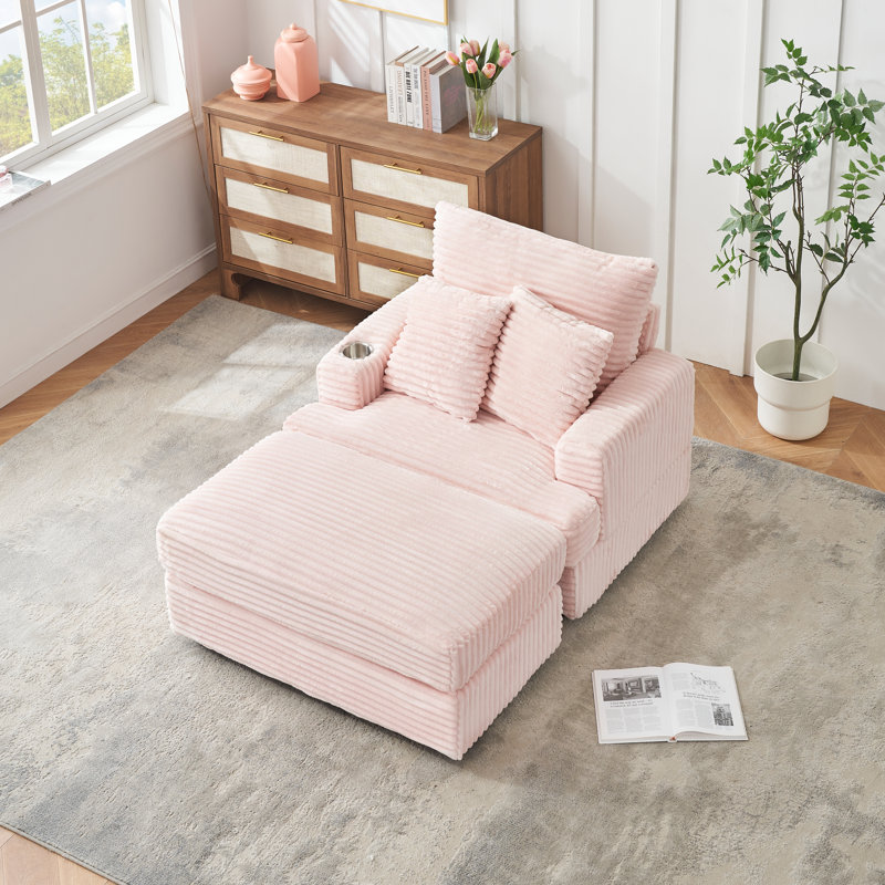 Rumaisa 39.37'' Square Arms Sofa