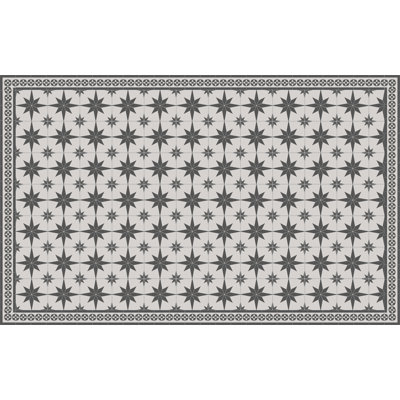 Begaye Geometric Vinyl Machine Printed Area Rug