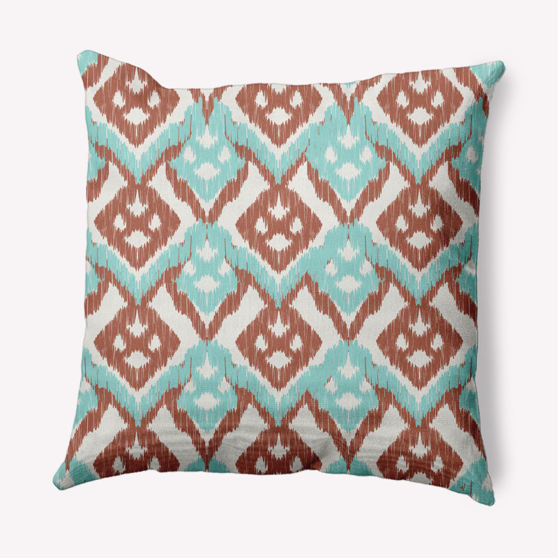 Coussin intérieur / extérieur Hipster, 20 po x 20 po, Bleu clair