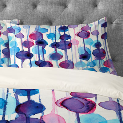 Taie d'oreiller aquarelle abstraite