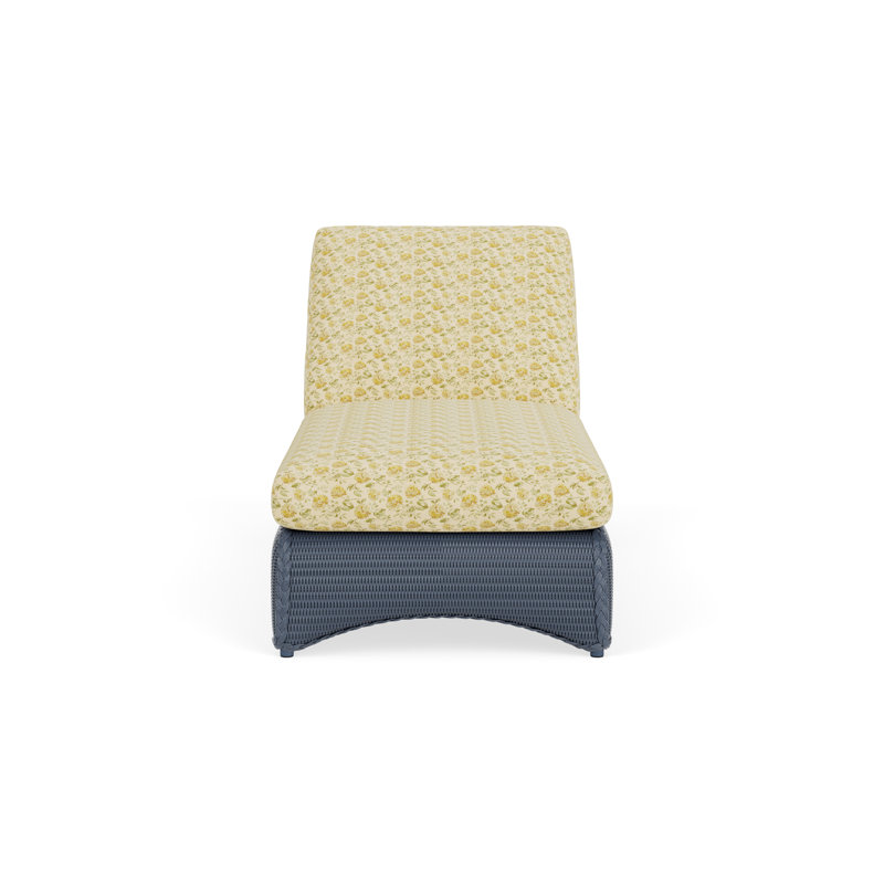 Loom Outdoor Chaise Lounge, Denim Blue, Deering Cadet