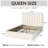 Haden Velvet Upholstered Platform Bed Frame with Channel Tufted Headboard-430185537-430185539