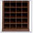 brown walnut color modular 24 wine bar cabinet Buffet Cabinet