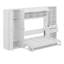  Lit escamotable Murphy avec placard, tiroirs et tablettes-1086420940-1086420941