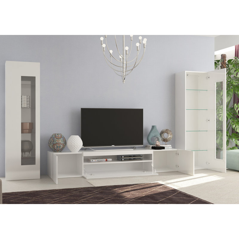 Humboldt TV Stand for TVs up to 88", White