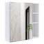 Une armoire à miroir en MDF, un miroir décoratif pour salle de bain, une armoire à miroir en MDF et un miroir mural séparé pour le rangement et l'espace