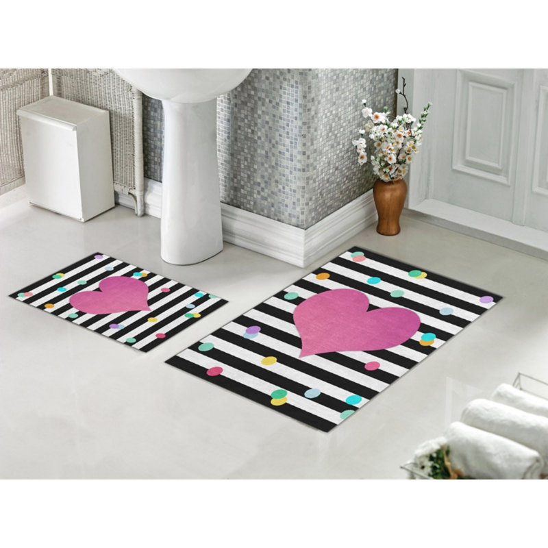 Ensemble de tapis de bain 2 pièces Dishan