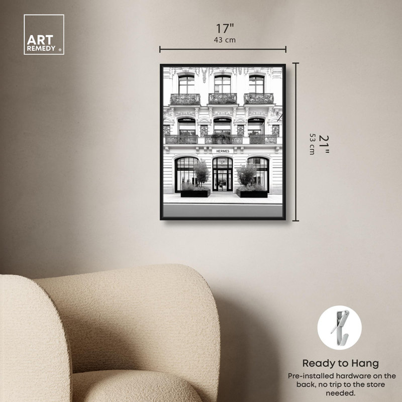 Reproductions de mode sur toile Lux Store par Art Remedy, H 21 po x l 17 po, Cadre flottant noir